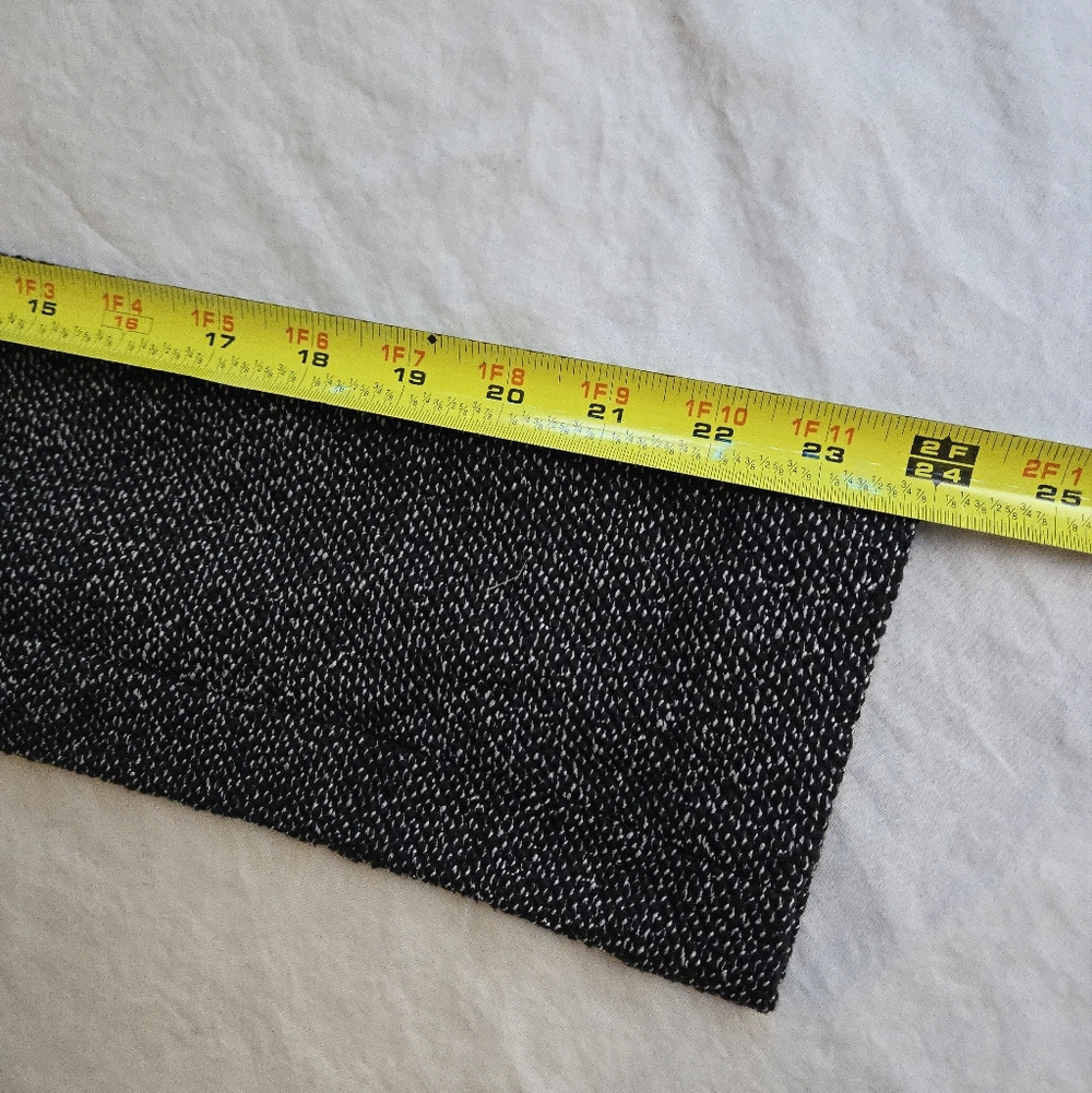 LOFT Dark Gray Tweed Double-Breasted Moto Blazer EB3 - Picture 9 of 15